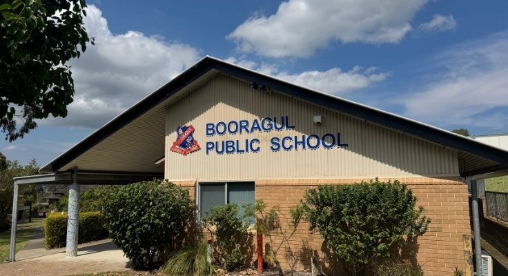 Outside of the office building